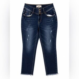 Honey & Bristle Dark Wash Cropped Jeans